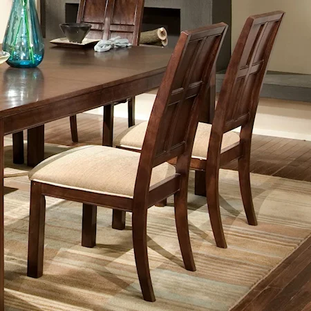 Grid Back Side Dining Chair